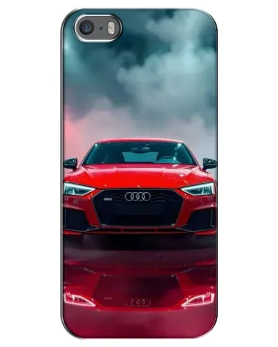 Чохол для iPhone 5 / 5s / SE з картинкою «Audi RS — червоний стиль»