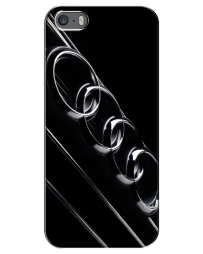 Чохол для iPhone 5 / 5s / SE з картинкою «Audi — абстрактні кільця»