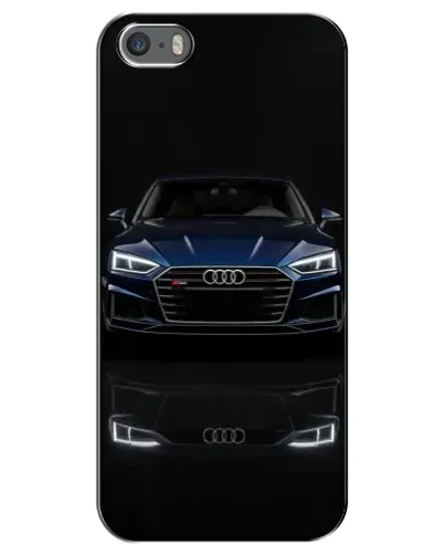 Чохол для iPhone 5 / 5s / SE з картинкою «Audi — нічне відображення»