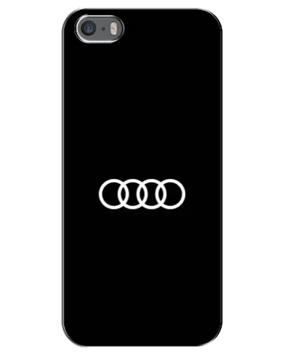 Чохол для iPhone 5 / 5s / SE з картинкою «Audi White Logo»