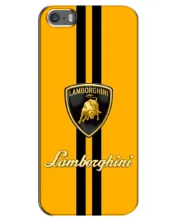 Чехол для iPhone 5 / 5s / SE с картинкой «Lamborghini Stripe желтый» Чехол для iPhone 5 / 5s / SE с картинкой «Lamborghini Stripe желтый»