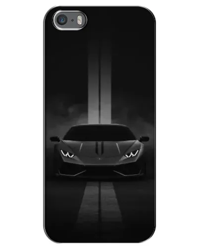 Чехол для iPhone 5 / 5s / SE с картинкой «Lamborghini симметрия дорог»
