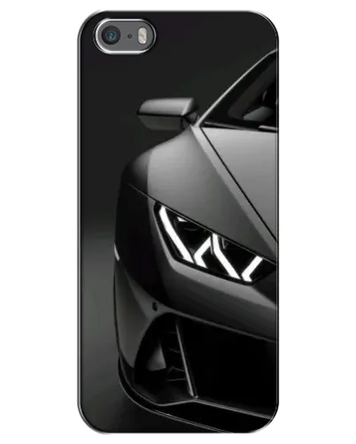 Чехол для iPhone 5 / 5s / SE с картинкой «Lamborghini фары детализация»