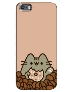 Чохол для iPhone 5 / 5s / SE з картинкою «Кавовий Пушин»