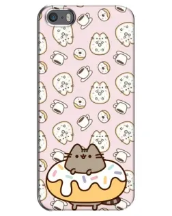 Чохол для iPhone 5 / 5s / SE з картинкою «Пушин на пончику»