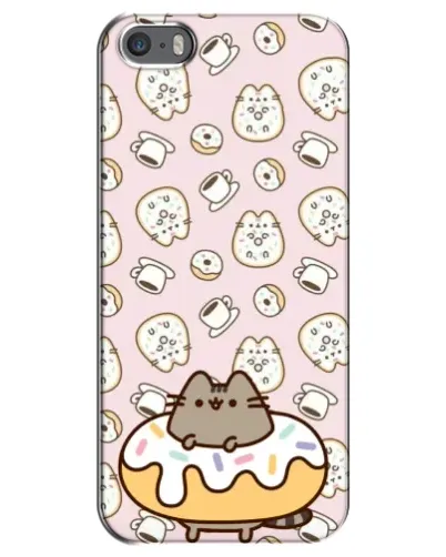 Чохол для iPhone 5 / 5s / SE з картинкою «Пушин на пончику» Чохол для iPhone 5 / 5s / SE з картинкою «Пушин на пончику»