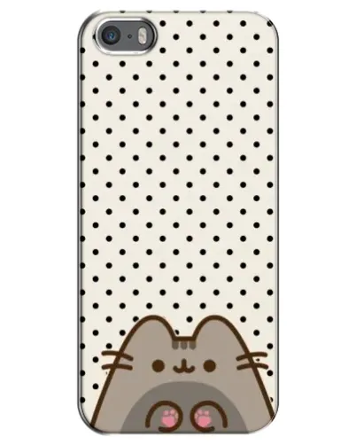 Чехол для iPhone 5 / 5s / SE с картинкой «Пушин в горошек»