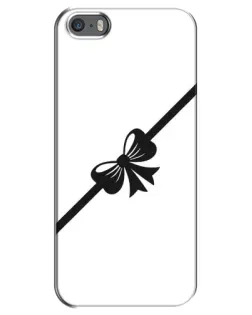 Чохол для iPhone 5 / 5s / SE з картинкою «Діагональний бант»