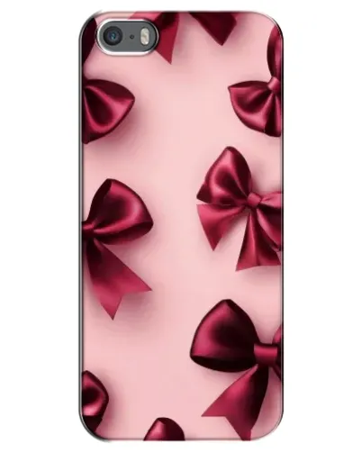 Чохол для iPhone 5 / 5s / SE з картинкою «Бордовий атлас»