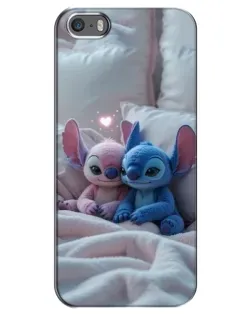 Чохол для iPhone 5 / 5s / SE з картинкою «Плюшеві Стіч Ангел»