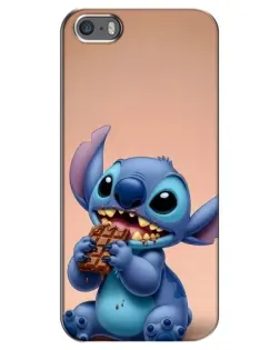 Чохол для iPhone 5 / 5s / SE з картинкою «Стіч їсть шоколад»