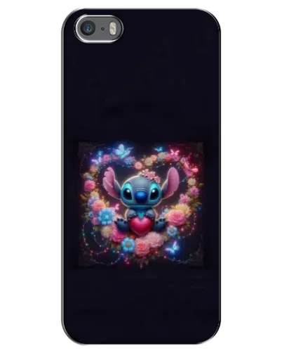Чехол для iPhone 5 / 5s / SE с картинкой «Stitch в цветах» Чехол для iPhone 5 / 5s / SE с картинкой «Stitch в цветах»