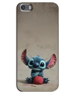 Чохол для iPhone 5 / 5s / SE з картинкою «Стіч на чоричневому фоні»