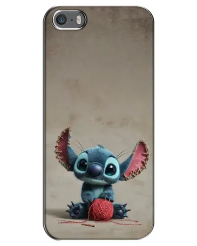 Чехол для iPhone 5 / 5s / SE с картинкой «Стич на коричневом фоне» Чехол для iPhone 5 / 5s / SE с картинкой «Стич на коричневом фоне»