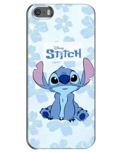 Чохол для iPhone 5 / 5s / SE з картинкою «Stitch серед квітів»