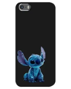 Чохол для iPhone 5 / 5s / SE з картинкою «Стіч на чорному»