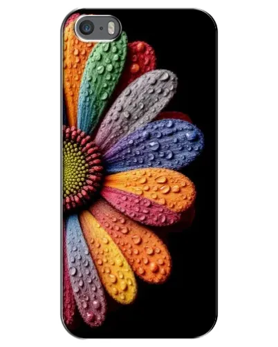 Чохол для iPhone 5 / 5s / SE з картинкою «Райдужна квітка» Чохол для iPhone 5 / 5s / SE з картинкою «Райдужна квітка»