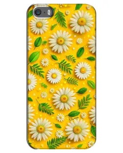 Чохол для iPhone 5 / 5s / SE з картинкою «Ромашкове сонце»