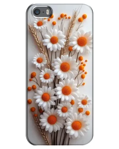 Чохол для iPhone 5 / 5s / SE з картинкою «Білі сухоцвіти» Чохол для iPhone 5 / 5s / SE з картинкою «Білі сухоцвіти»