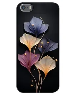 Чохол для iPhone 5 / 5s / SE з картинкою «Лілові квіти грації»
