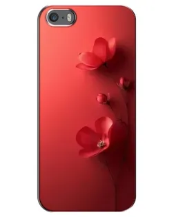 Чохол для iPhone 5 / 5s / SE з картинкою «Макові суцвіття»