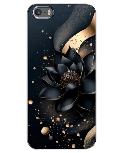 Чохол для iPhone 5 / 5s / SE з картинкою «Чорний лотос» Чохол для iPhone 5 / 5s / SE з картинкою «Чорний лотос»