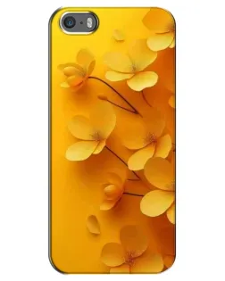 Чохол для iPhone 5 / 5s / SE з картинкою «Золоті пелюстки»