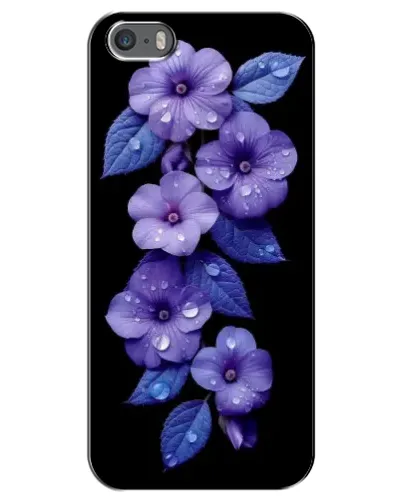 Чохол для iPhone 5 / 5s / SE з картинкою «Фіолетові квіти з росою» Чохол для iPhone 5 / 5s / SE з картинкою «Фіолетові квіти з росою»