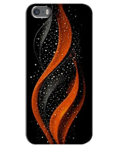 Чехол для iPhone 5 / 5s / SE с картинкой «Огненная звездная волна»