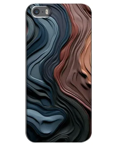 Чехол для iPhone 5 / 5s / SE с картинкой «Цветные волны каньона»