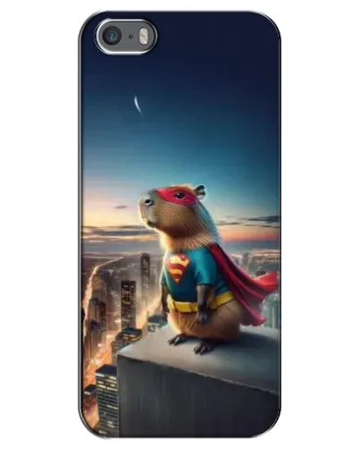 Чохол для iPhone 5 / 5s / SE з картинкою «Капі-мен супергерой»