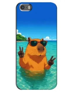 Чохол для iPhone 5 / 5s / SE з картинкою «Морська капібара» Чохол для iPhone 5 / 5s / SE з картинкою «Морська капібара»