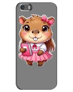Чохол для iPhone 5 / 5s / SE з картинкою «Дівчинка капібара» Чохол для iPhone 5 / 5s / SE з картинкою «Дівчинка капібара»