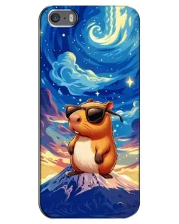 Чохол для iPhone 5 / 5s / SE з картинкою «Капібара Ван Гога» Чохол для iPhone 5 / 5s / SE з картинкою «Капібара Ван Гога»