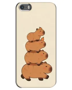 Чохол для iPhone 5 / 5s / SE з картинкою «Вежа з капібар» Чохол для iPhone 5 / 5s / SE з картинкою «Вежа з капібар»