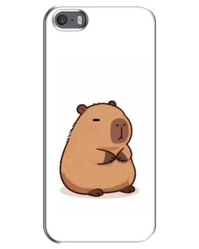 Чохол для iPhone 5 / 5s / SE з картинкою «Товстенька капібара»