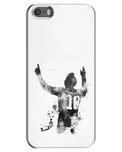 Чехол для iPhone 5 / 5s / SE с картинкой «Messi ART» Чехол для iPhone 5 / 5s / SE с картинкой «Messi ART»