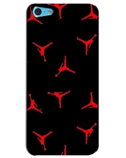 Чохол для iPhone 5c з картинкою «Jordan Red Pattern» Чохол для iPhone 5c з картинкою «Jordan Red Pattern»