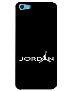 Чохол для iPhone 5c з картинкою «Jordan White Logo»