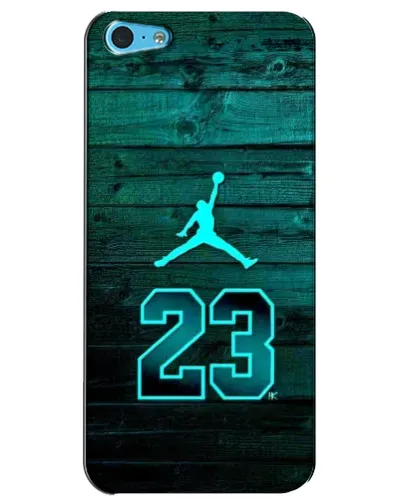 Чохол для iPhone 5c з картинкою «Jordan Cyan 23»