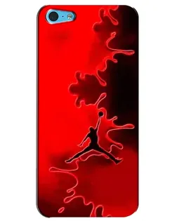 Чохол для iPhone 5c з картинкою «Jordan Red Smoke»