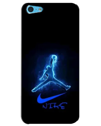 Чохол для iPhone 5c з картинкою «Jordan Neon Blue»
