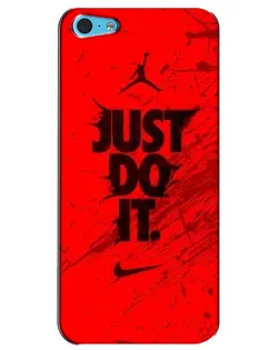 Чохол для iPhone 5c з картинкою «Nike Just Do It»