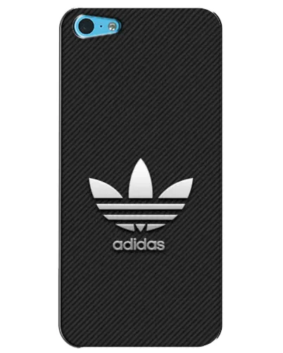 Чохол для iPhone 5c з картинкою «Adidas Карбонова текстура»