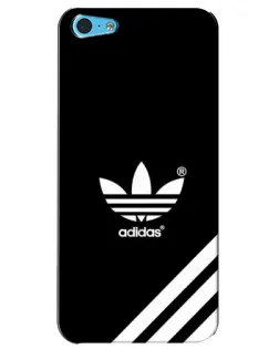 Чохол для iPhone 5c з картинкою «Adidas з діагональними смугами»