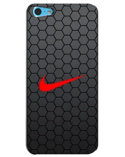 Чохол для iPhone 5c з картинкою «Nike — карбонова сітка»