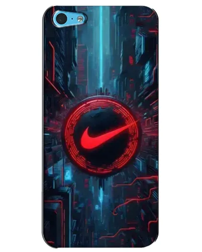 Чохол для iPhone 5c з картинкою «Техногенний стиль Nike»