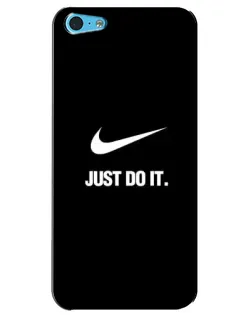 Чохол для iPhone 5c з картинкою «Класичний принт Nike»