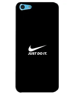 Чохол для iPhone 5c з картинкою «Мінімалізм від Nike»