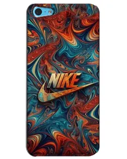 Чохол для iPhone 5c з картинкою «Nike в абстракції»
